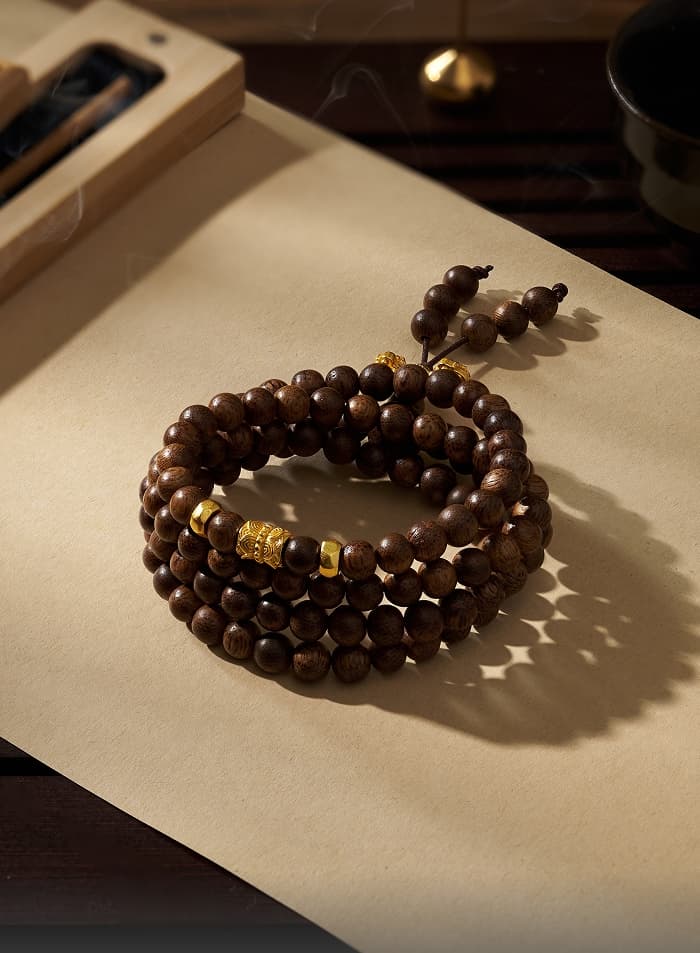 108 Beads Agarwood